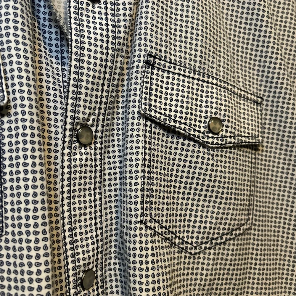 Duke’s Bark American Sportwear Short Sleeve Pearl Button Snap Shirt - Picture 5 of 8